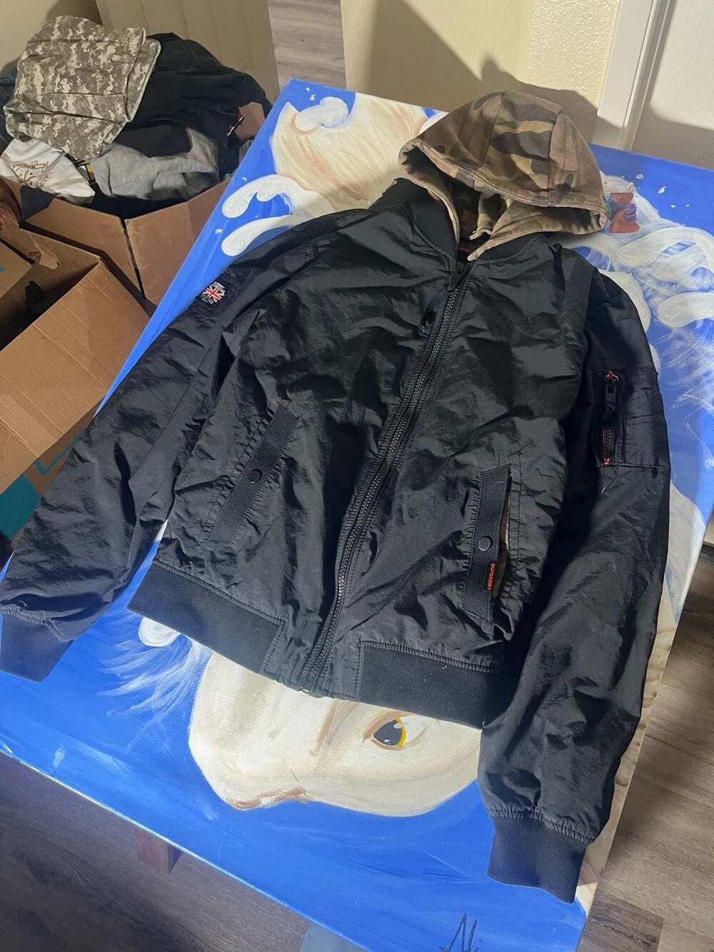 Superdry Rookie Edition Military Issue Bomber Jacket Size Medium